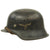 Original German WWII M42 Single Decal Luftwaffe Helmet with 56cm Liner and Chinstrap - ET64 Original Items