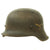 Original German WWII M42 Single Decal Luftwaffe Helmet with Size 58cm Liner - ET66 Original Items