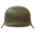 Original German WWII M42 Single Decal Luftwaffe Helmet with Size 58cm Liner - ET66 Original Items