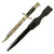 Original German WWII Fireman's Short Dress Bayonet by F.W. Holler with Scabbard and Frog Original Items