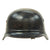 Original German WWII Beaded M40 NSDAP Double Decal Civic Police Steel Helmet - NS66 Original Items