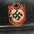 Original German WWII Beaded M40 NSDAP Double Decal Civic Police Steel Helmet - NS66 Original Items