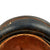 Original German WWII Beaded M40 NSDAP Double Decal Civic Police Steel Helmet - NS66 Original Items