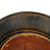 Original German WWII Beaded M40 NSDAP Double Decal Civic Police Steel Helmet - NS66 Original Items