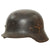 Original German WWII M40 Named Service Worn Single Decal Luftwaffe Helmet with 56cm Liner - hkp64 Original Items