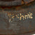 Original German WWII M40 Named Service Worn Single Decal Luftwaffe Helmet with 56cm Liner - hkp64 Original Items