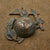 Original U.S. WWI United States Marine Corps M1917 Helmet With E.G.A. - Shell with Chinstrap Original Items