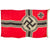 Original German WWII 36" x 64" National Battle Flag - Reichskriegsflagge Original Items