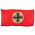 Original German WWII Beam Cross 40" x 77" Panzer Tank Identification Flag - Balkenkreuz Original Items