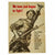 Original U.S. WWII Propaganda Poster Group - “Schools At War”, “Careless Talk”, “We Have Just Begun To Fight” - 3 Posters Original Items