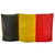 Original Belgian WWII Era Civil Ensign of Belgium Flag 69” x 33” Original Items