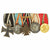 Original Imperial German WWI Parade Medal Bar with EKII, Austro-Hungarian and Bulgarian Medals- Somme Veteran - 5 Awards Original Items