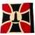 Original German Weimar Period Kyffhäuserbund Veteran's Association 52" x 47" Banner Flag - DRKB e.V. Original Items