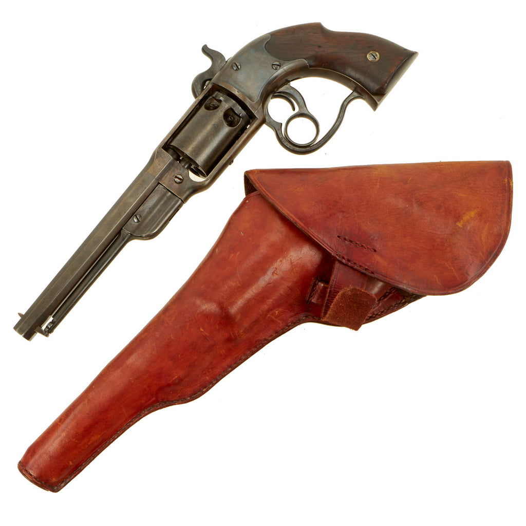 Original U.S. Civil War Savage 1861 Navy Model .36 Caliber Percussion Revolver with Holster - Serial 12453 Original Items