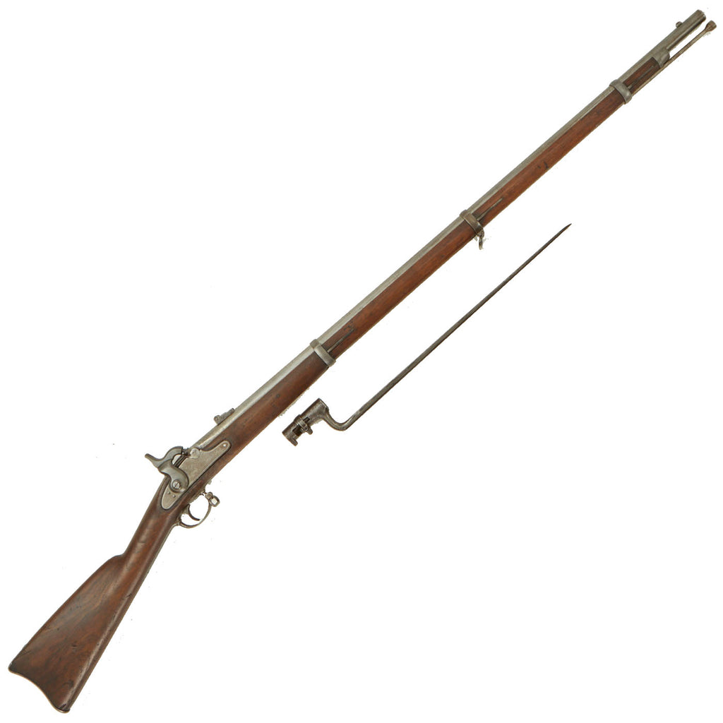 Original U.S. Civil War Springfield Model 1863 Type II Percussion Rifled Musket with Bayonet - Dated 1863 Original Items