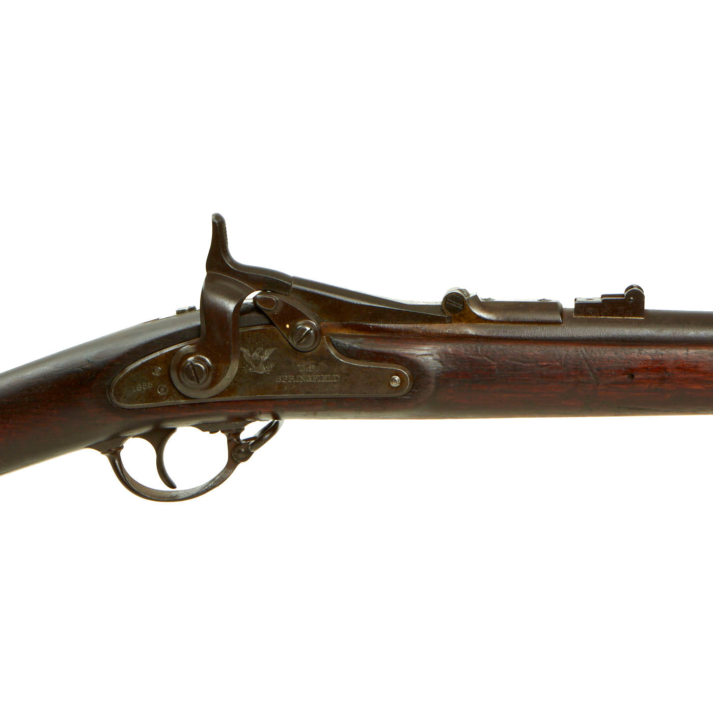 Original U.S. Civil War Springfield M-1863 Rifle Converted to M-1866 T ...