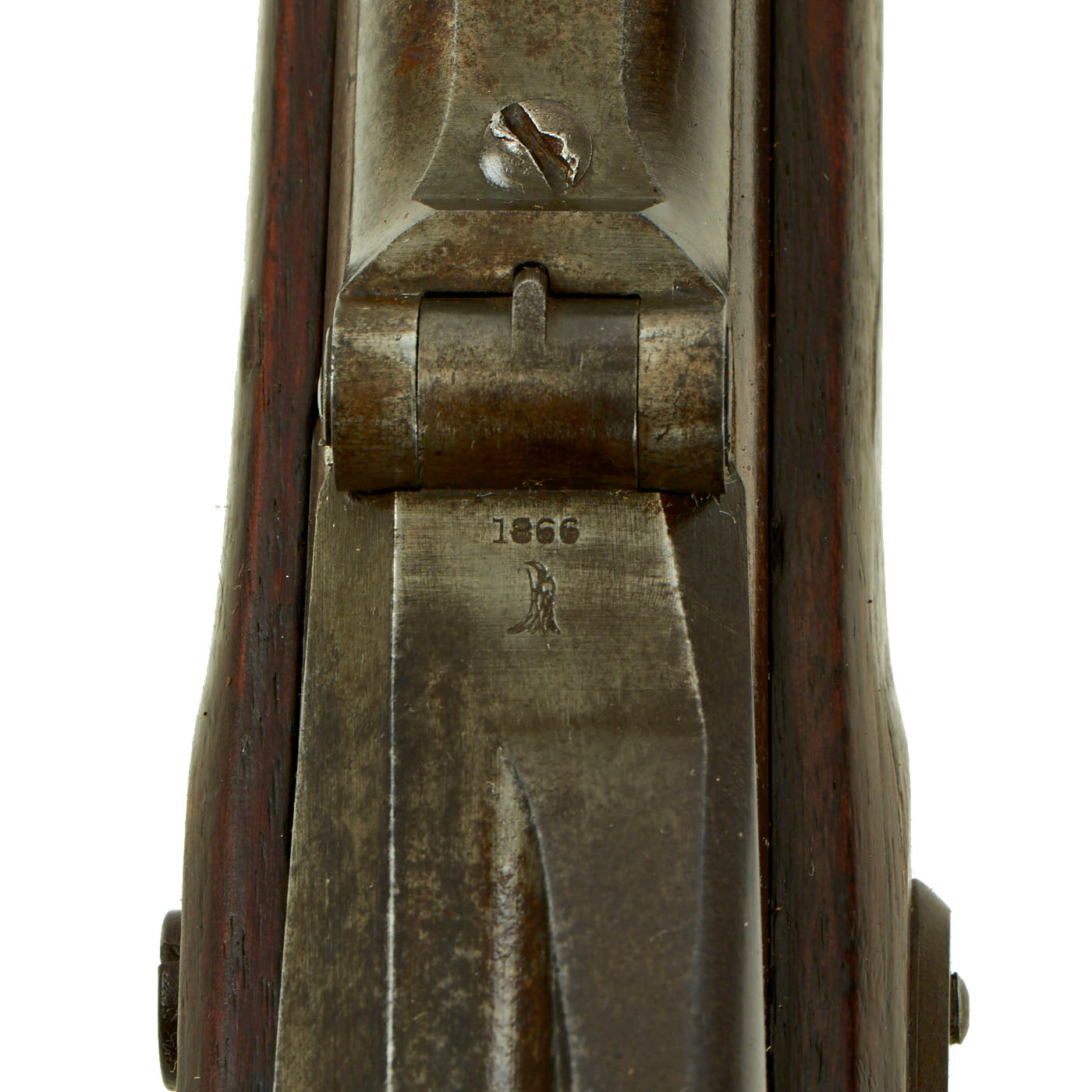 Original U.S. Civil War Springfield M-1863 Rifle Converted to M-1866 T ...