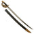 Original U.S. Civil War Rare M1860 Naval Boarding Cutlass with Leather Scabbard Original Items