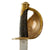 Original U.S. Civil War Rare M1860 Naval Boarding Cutlass with Leather Scabbard Original Items