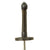 Original Boxer Rebellion Chinese Jian Sword with Leather Covered Scabbard - Circa 1895 Original Items