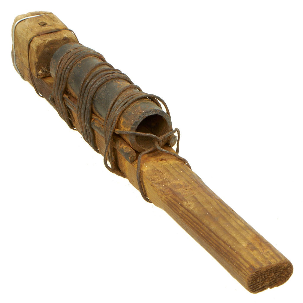 Original French WWI IIIrd Army Stick Fragmentation Grenade - Pétard de la IIIe Armée Original Items