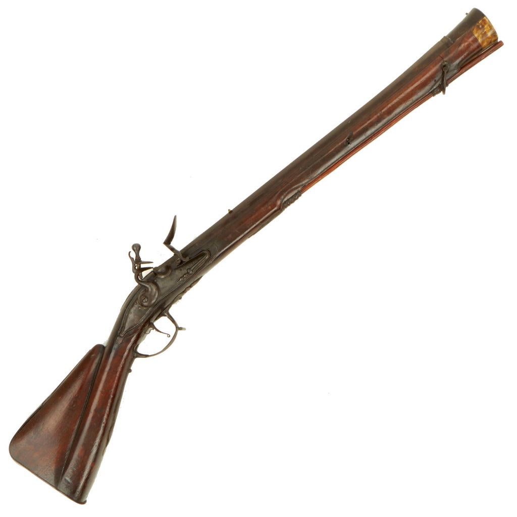 Original Early 18th Century Dutch Flintlock Iron Barrel Blunderbuss - Untouched For 250 Years Original Items