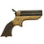 Original U.S. Sharps Model 1A .22 Rimfire 4 Barrel Brass Frame Pepperbox Pistol with Decorative Grips - Serial 57203 Original Items
