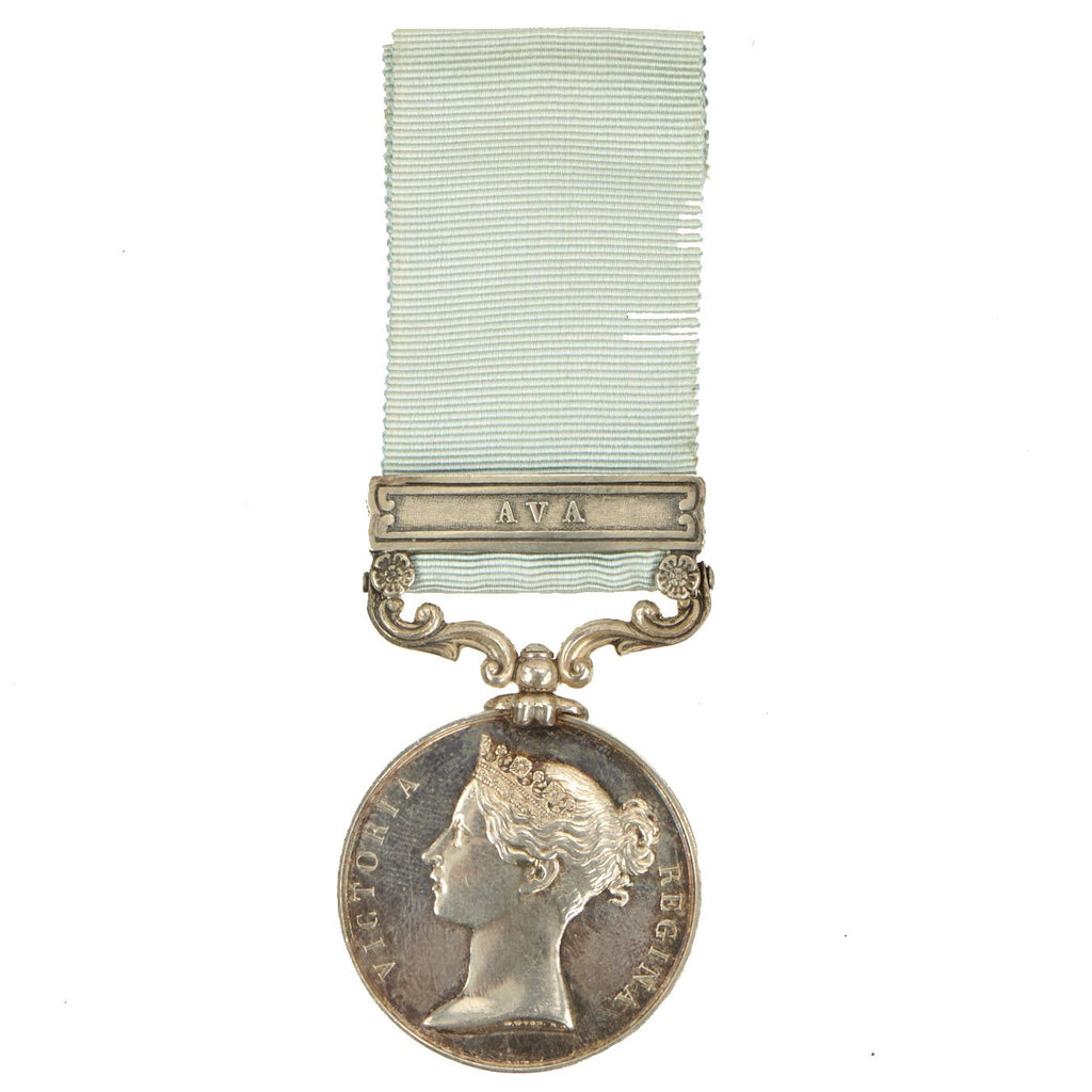 Original British Victorian 1803-26 Army of India Medal with Ribbon and AVA Clasp Original Items