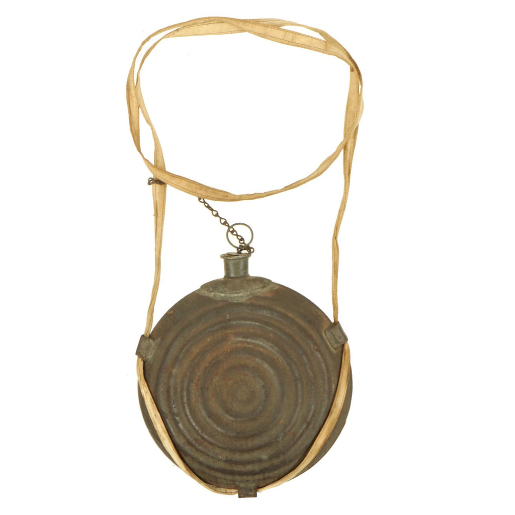 Original U.S. Civil War Federal Model 1858 Bullseye 7 Ring Canteen by Hadden Porter & Booth with CSA Type Sling Original Items