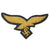 Original German WWII Unissued Luftwaffe Gold Bullion Embroidered General Rank Breast Eagle Original Items
