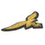 Original German WWII Unissued Luftwaffe Gold Bullion Embroidered General Rank Breast Eagle Original Items