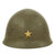Original Japanese WWII Type 92 Army Combat Helmet Shell with Chinstrap - Tetsubo Original Items