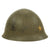 Original Japanese WWII Type 92 Army Combat Helmet Shell with Chinstrap - Tetsubo Original Items