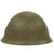 Original Japanese WWII Type 92 Army Combat Helmet Shell with Chinstrap - Tetsubo Original Items