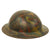 Original U.S. WWI Named M1917 47th Aero Squadron Doughboy Helmet Shell with Camouflage Paint Original Items