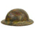 Original U.S. WWI Named M1917 47th Aero Squadron Doughboy Helmet Shell with Camouflage Paint Original Items