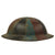 Original U.S. WW1 M1917 British Made Camouflage Painted Doughboy Helmet with Liner Original Items