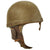Original WWII Canadian Fiber Shell Dispatch Rider Helmet by Backstay Standard dated 1944 - Size 7 1/2 Original Items