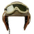 Original U.S. WWII M38 Tanker Helmet by Sears Saddlery Co. with Polaroid Goggles and ANB-H-1 Receivers - Size 7 1/4 Original Items