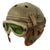 Original U.S. WWII M38 Tanker Helmet by Sears Saddlery Co. with Polaroid Goggles and ANB-H-1 Receivers - Size 7 1/4 Original Items