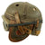 Original U.S. WWII M38 Tanker Helmet by Sears Saddlery Co. with Polaroid Goggles and ANB-H-1 Receivers - Size 7 1/4 Original Items