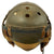 Original U.S. WWII M38 Tanker Helmet by Sears Saddlery Co. with Polaroid Goggles and ANB-H-1 Receivers - Size 7 1/4 Original Items