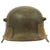 Original Imperial German WWI M16 Stahlhelm Helmet Shell with Panel Camouflage Paint - marked G. 62 Original Items