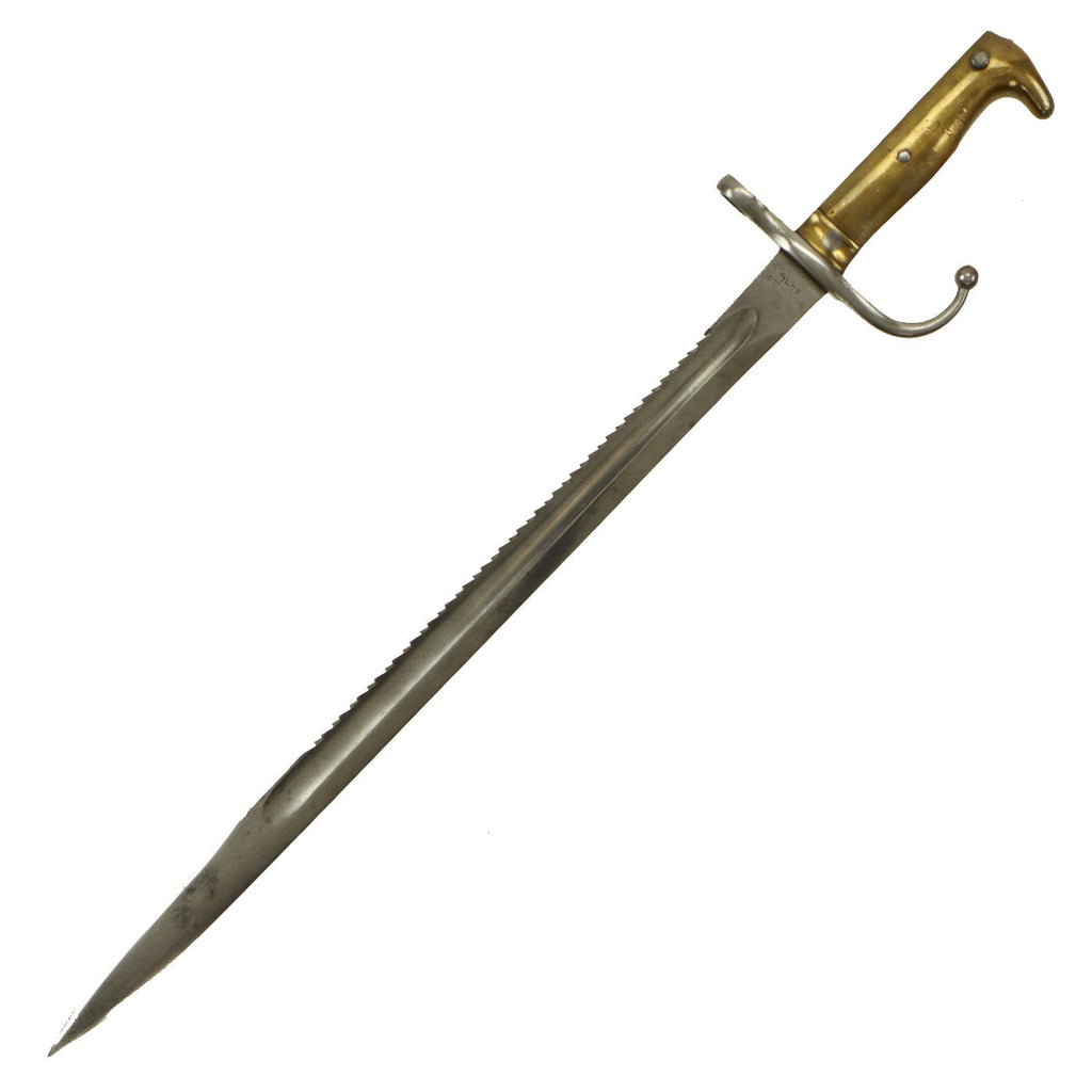 Original German-made South African Boer Mauser M1871-Style Reversed Quillon Bayonet by Simson & Co. Original Items