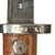 Original Dutch Geweer M. 95 T-Back Bayonet Shortened to German WWII Seitengewehr 102 (h) with Scabbard Original Items