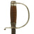 Original German WWII Service Worn SS EM-NCO Degen Sword with Scabbard - Schutzstaffel Original Items