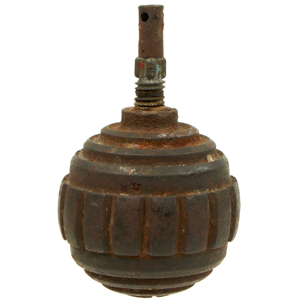 Original German WWI Model 1915 n/A Ball Hand Fragmentation Inert Grenade - Kugelhandgranate Original Items