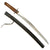 Original 18th Century Edo Period Japanese Wakizashi Short Sword with Handmade Blade and Lacquered Scabbard Original Items