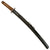 Original 18th Century Edo Period Japanese Wakizashi Short Sword with Handmade Blade and Lacquered Scabbard Original Items