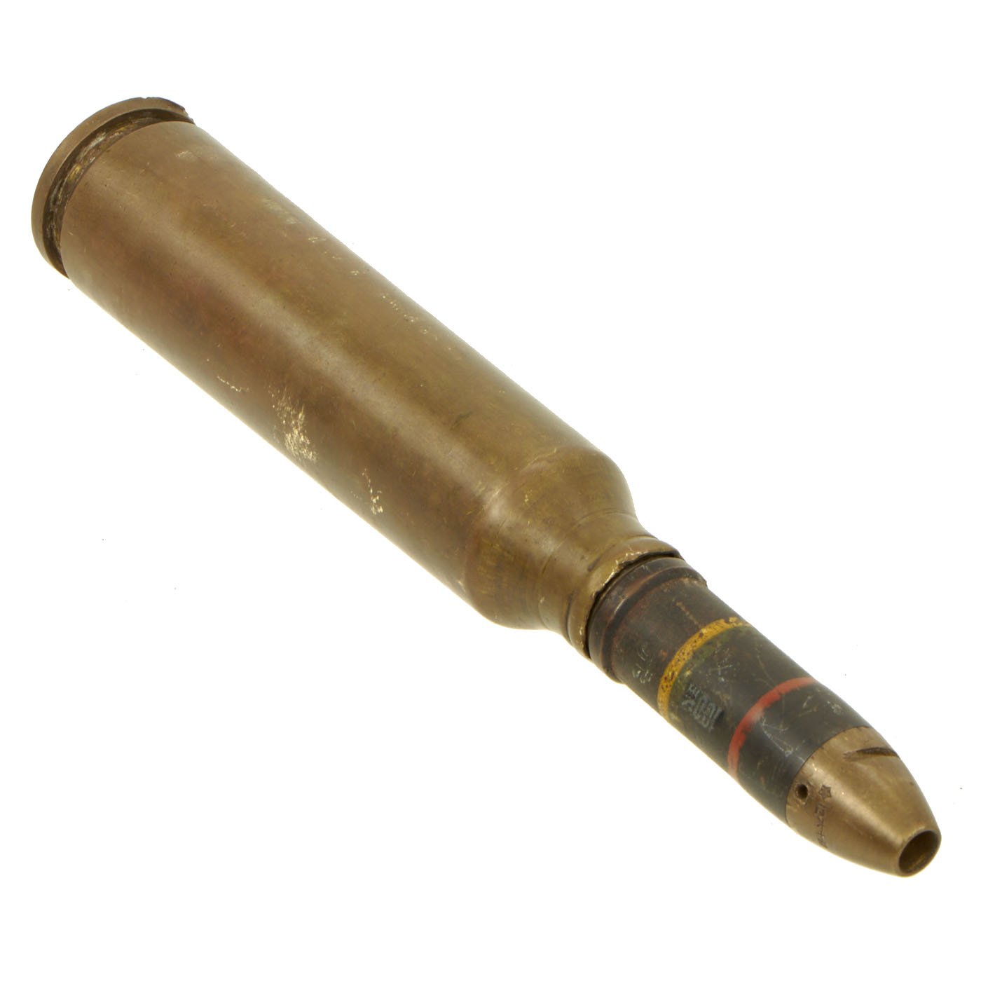Original Japanese WWII Type 100 20mm Inert Anti-Aircraft Round